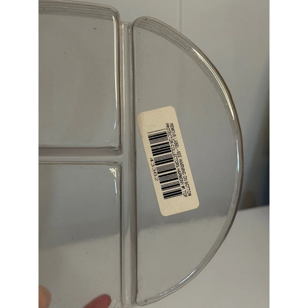 VTG Longaberger Basket Protector Clear Collector Harmony #1 Top Divided 43362‎